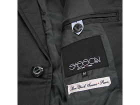 SASSON コーティング2BテーラーＪＫ　ブラック