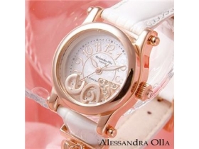 Alessandra olla(アレサンドラオーラ) AO-515LV レディースウォッチ ハートチャーム